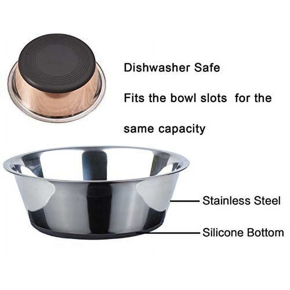 Stainless Steel Anti-Slip Dog Bowls Q934
