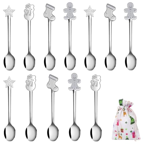 24 Pack Stainless Steel Mini Spoons Set E413498