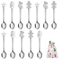 24 Pack Stainless Steel Mini Spoons Set E413498