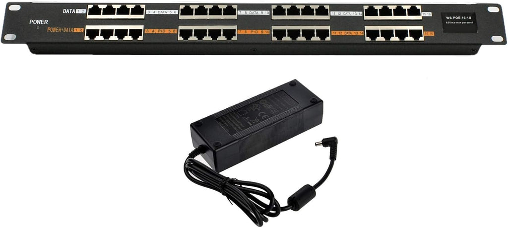 16 Port Passive PoE Injector U1574