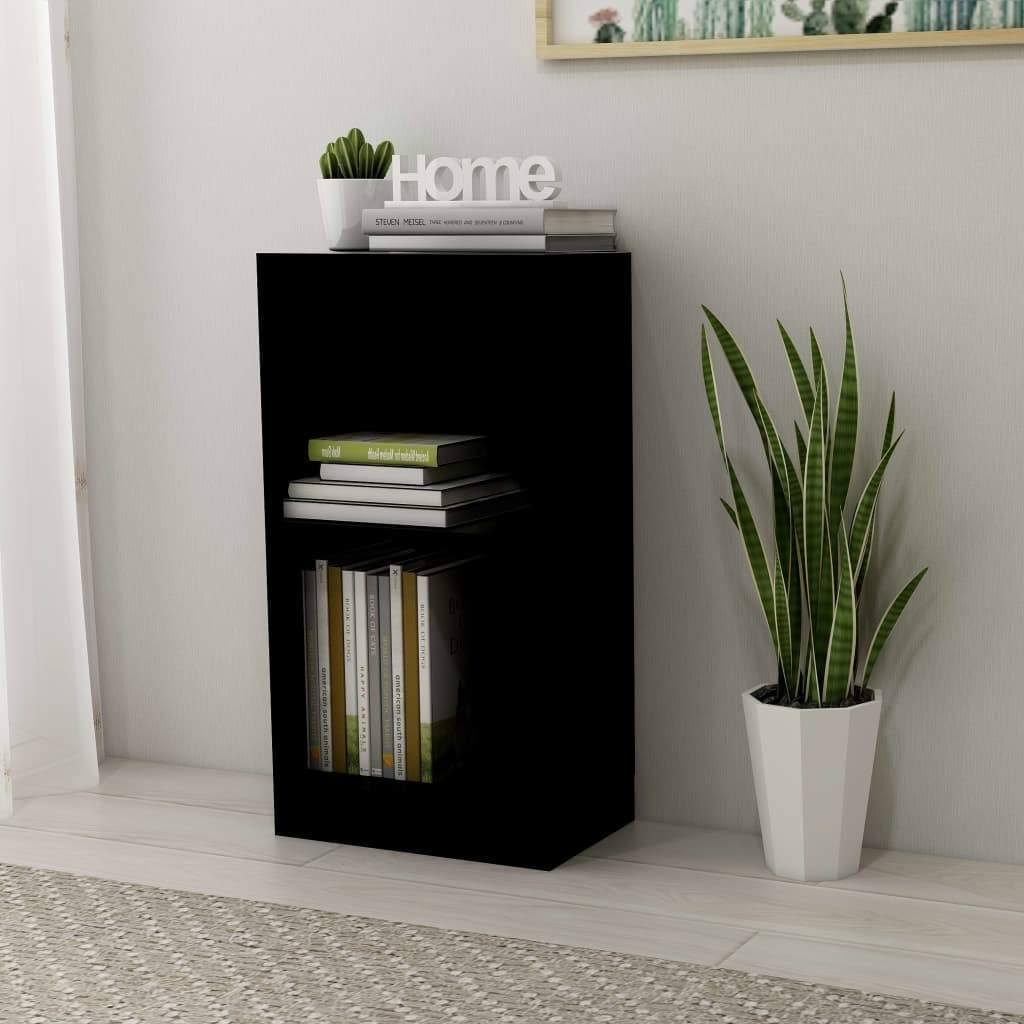 White and Sonoma Oak 4-Tier Book Cabinet T732