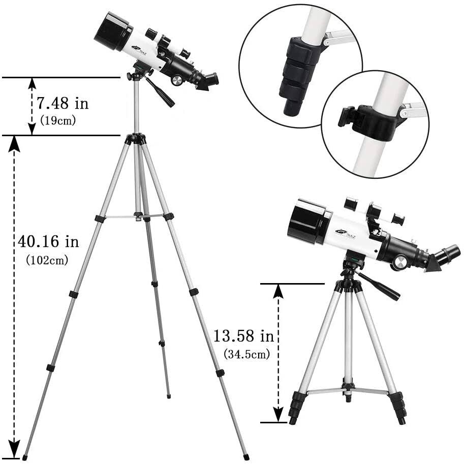 70mm Aperture 400mm Astronomical Refractor Telescope A167098