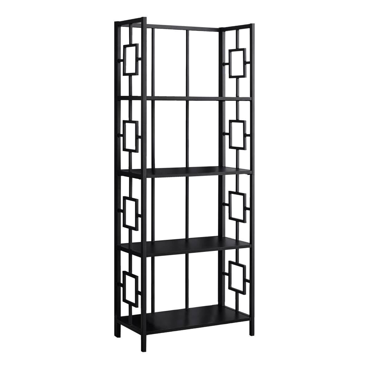 Black Metal Etagere Bookcase K295304