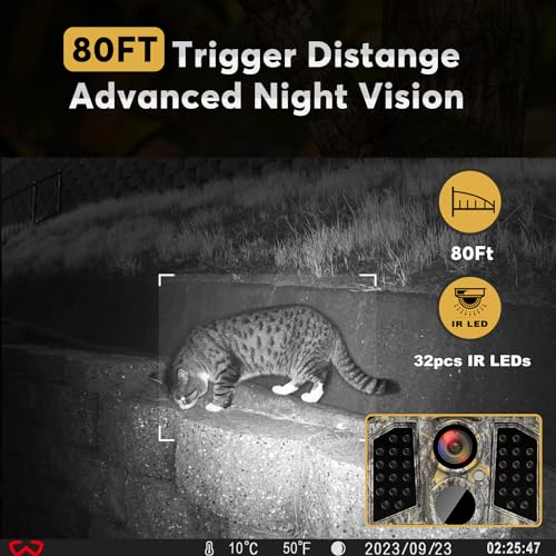 30MP 1920P HD 3 Pack Trail Camera with SD Cards U202177