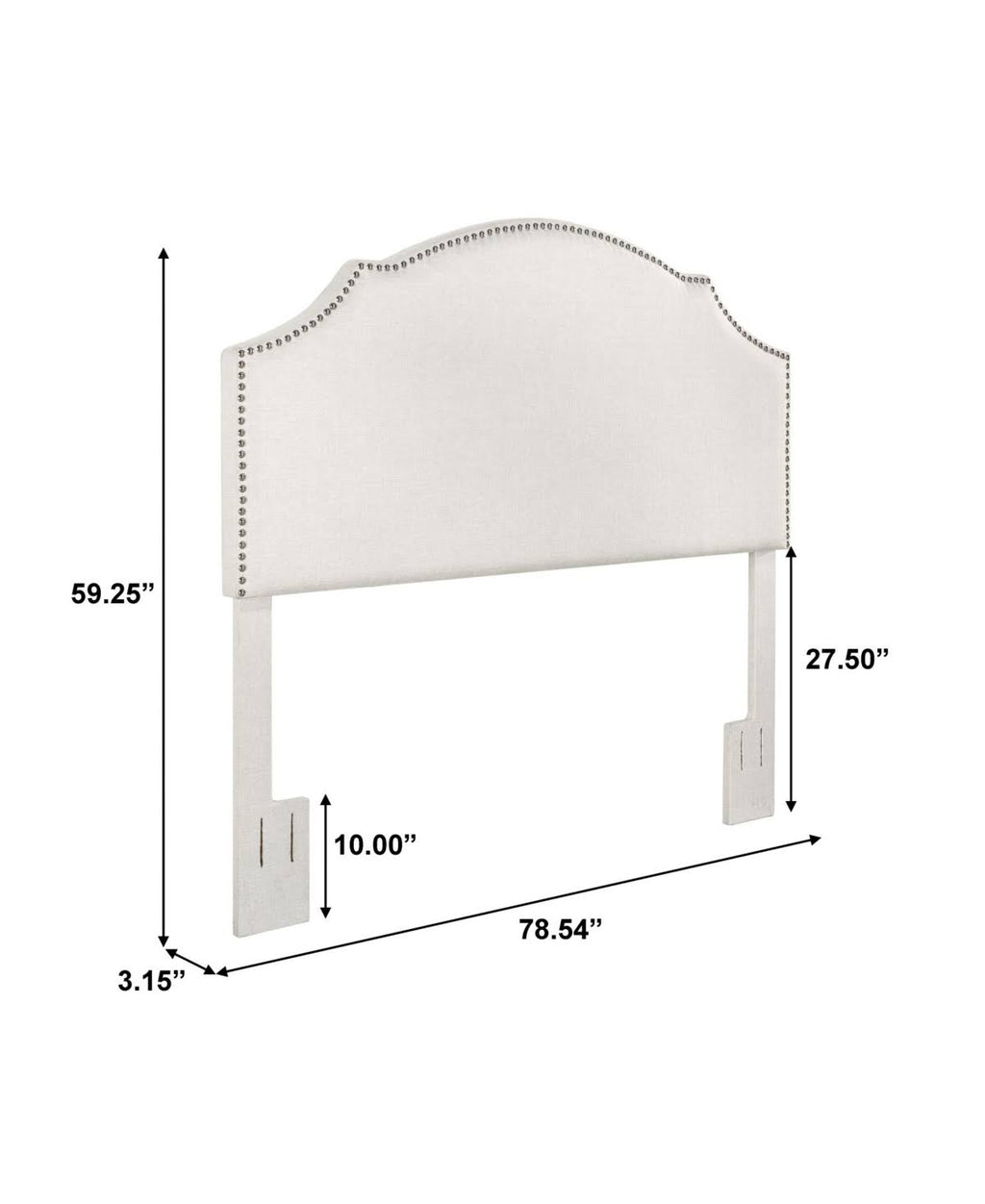 King Nail Trim Headboard M2878