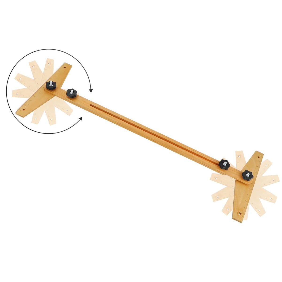 Adjustable Stair Tread Gauge Tool with Scale Pack of 2 V968372