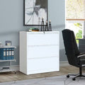 White 3-Drawer Lateral Filing Cabinet P519526
