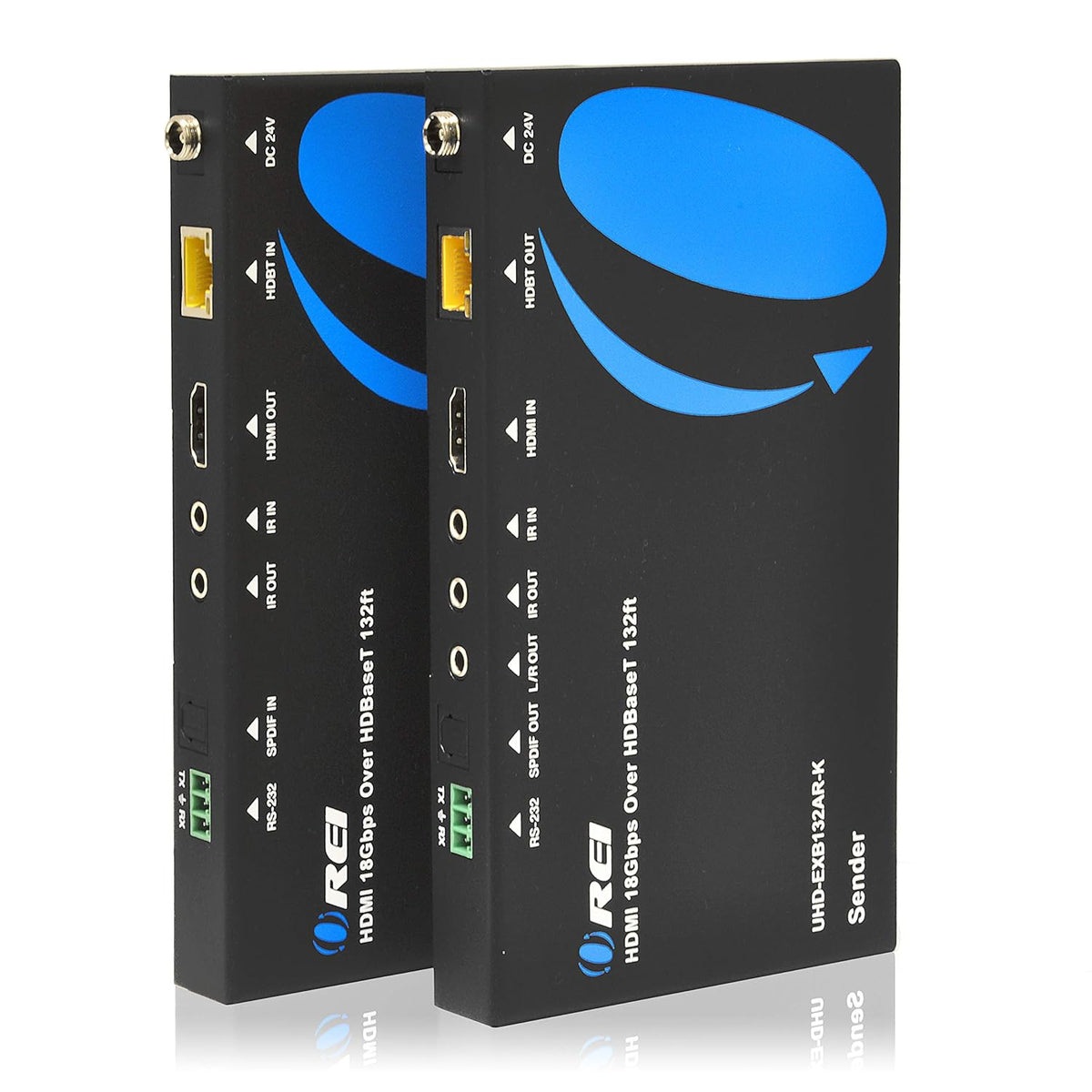 4K HDMI Extender Balun Over Single CAT5e/6/7 Cable Up to 400 Ft E5349