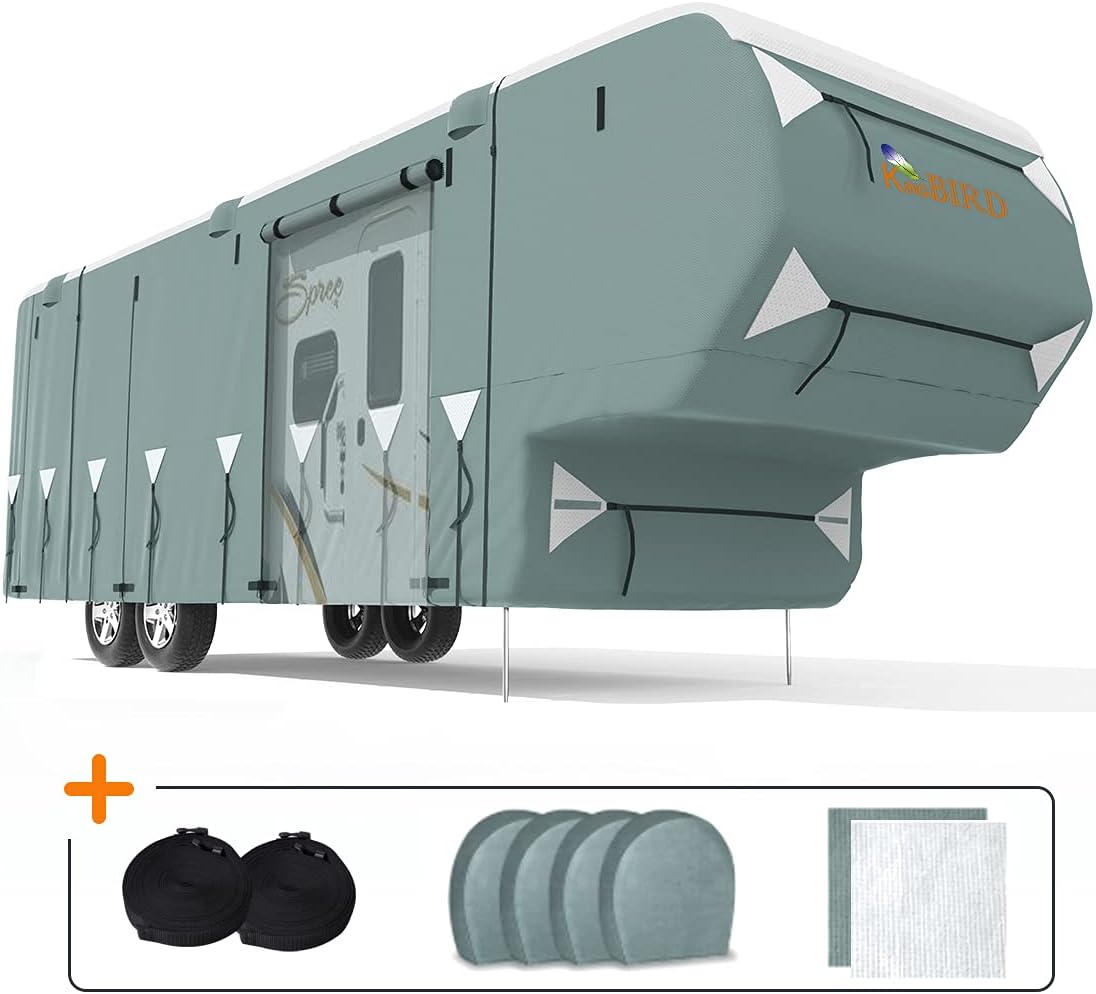5 Layers RV Cover Fits 37'-41' Motorhome T240976