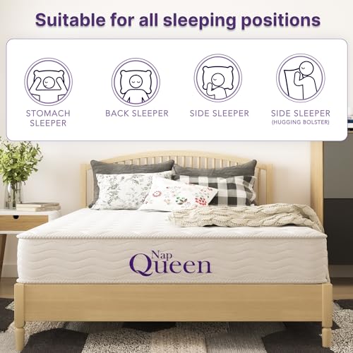 6 Inch Innerspring Twin Size Medium Firm White Mattress I30382