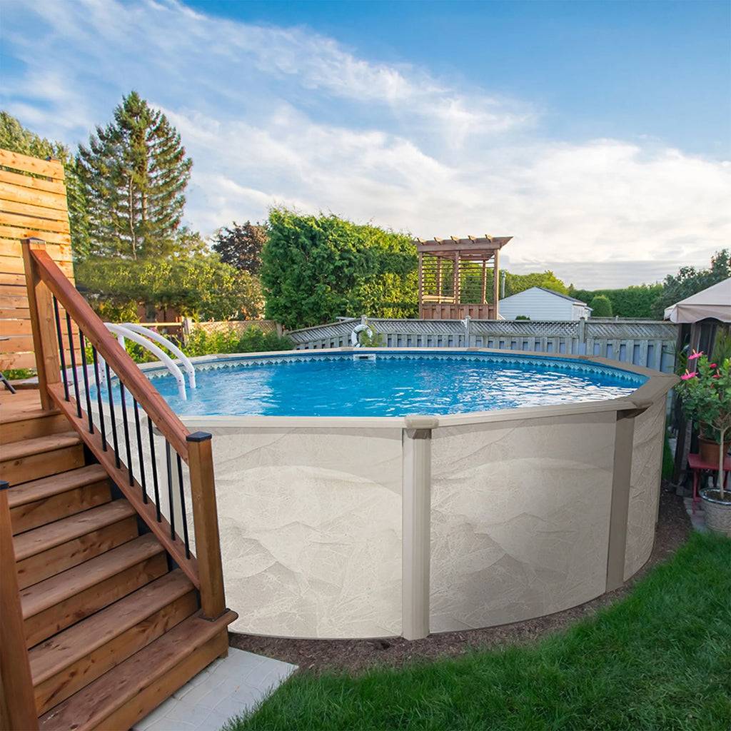 18'x52 Above Ground Pool with Filter, Ladder, Liner, Skimmer U97465