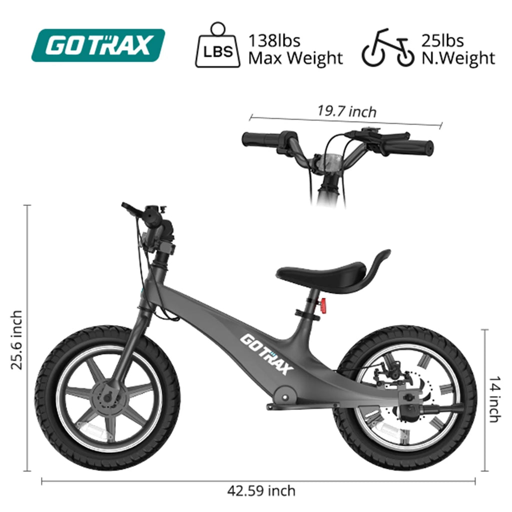 250W Electric Bike for Kids Age 5-8, 14 Tire V459