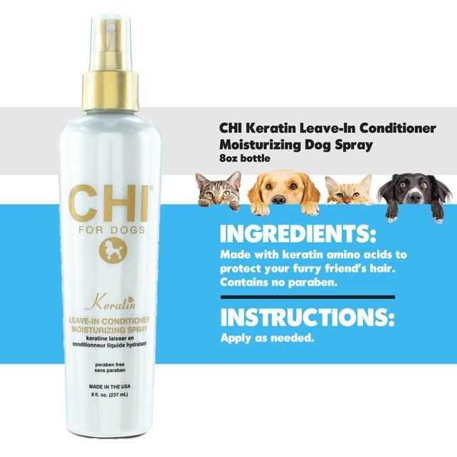 Keratin Leave-In Conditioner Moisturizing Dog Spray P3276