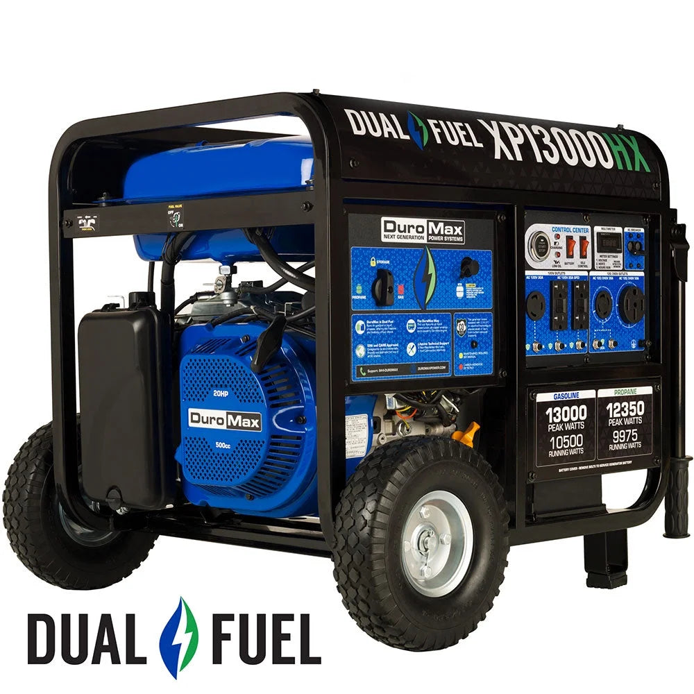 13,000 Watt Dual Fuel Portable Generator Q896