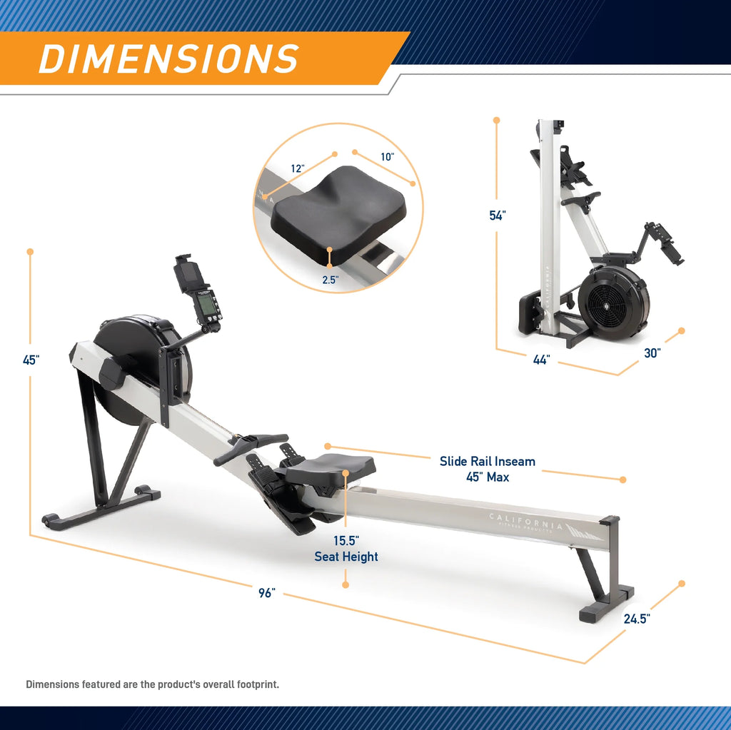 Rowing Machine with Adjustable Air Resistance U66163