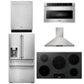 36 Induction Cooktop, Range Hood, Microwave, Refrigerator, Dishwasher N2608