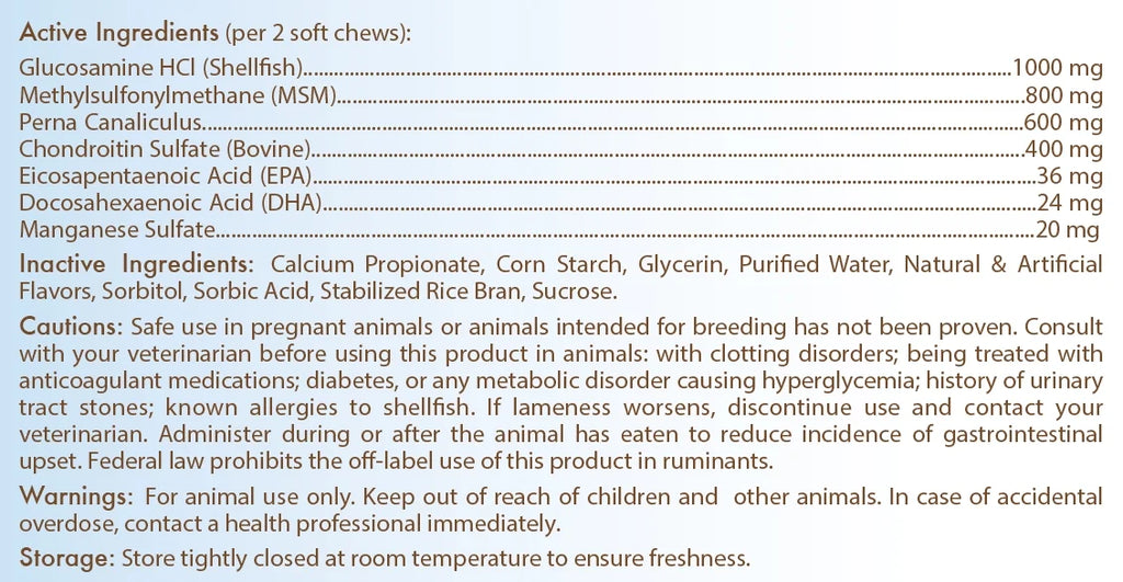 Dog Hip & Joint Soft Chews 50 Count V41203