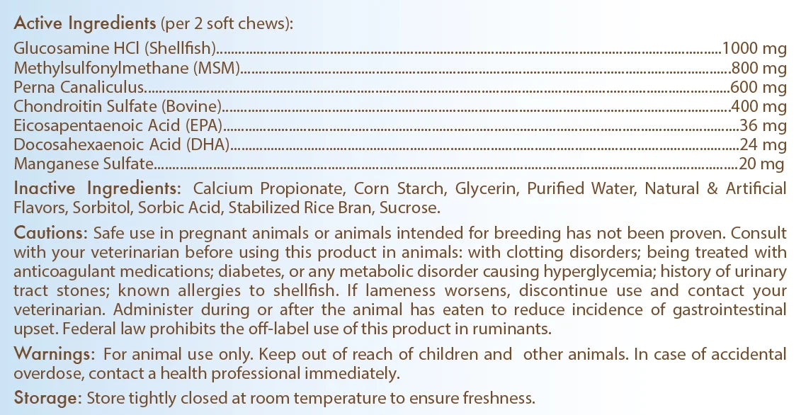 Dog Hip & Joint Soft Chews 50 Count V41203