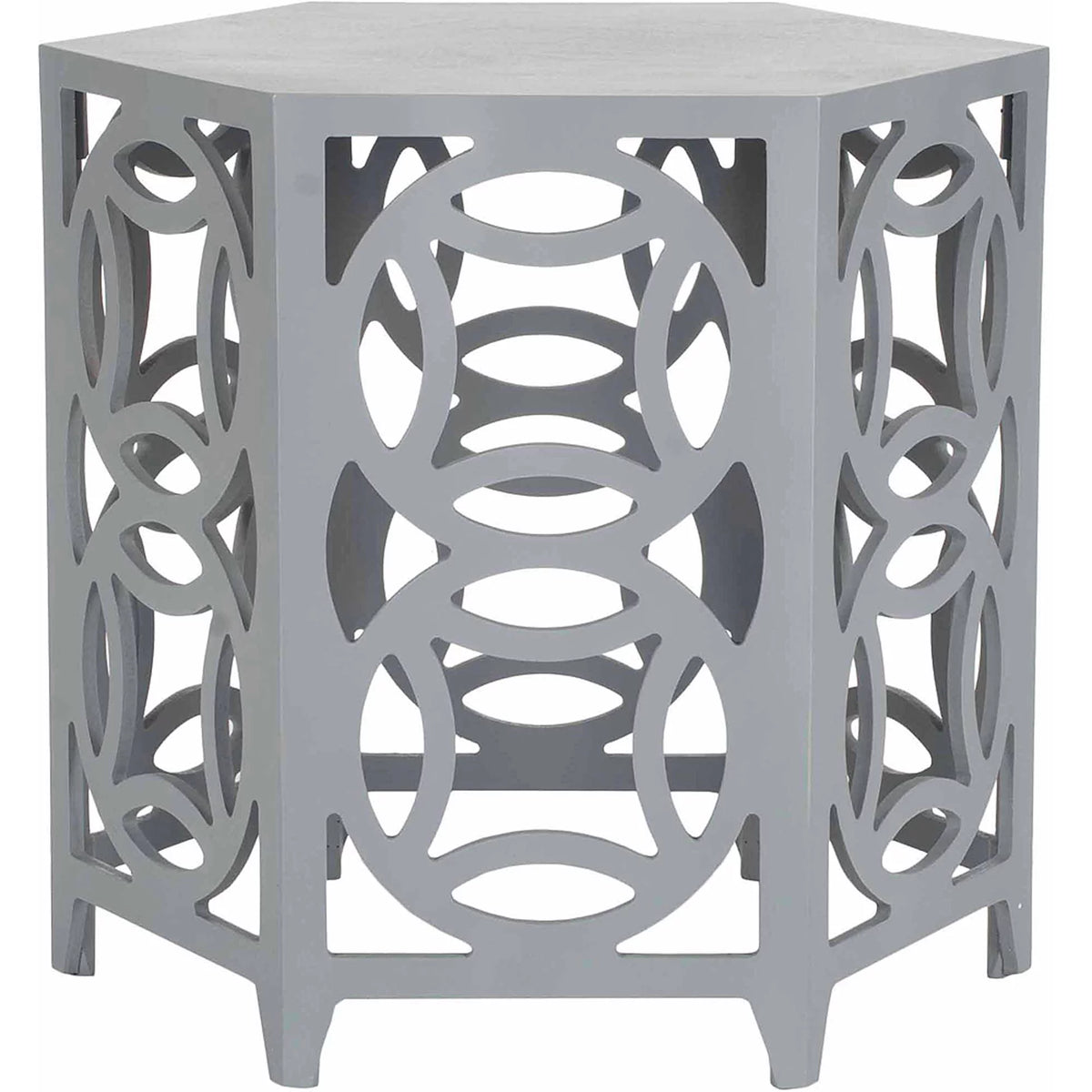 Geometric Hexagon Side Table R351