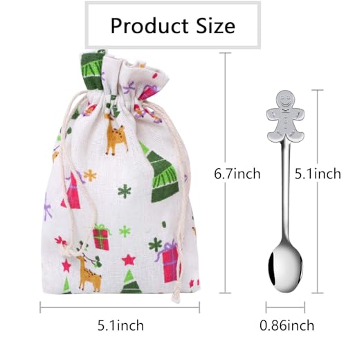 24 Pack Stainless Steel Mini Spoons Set E413498