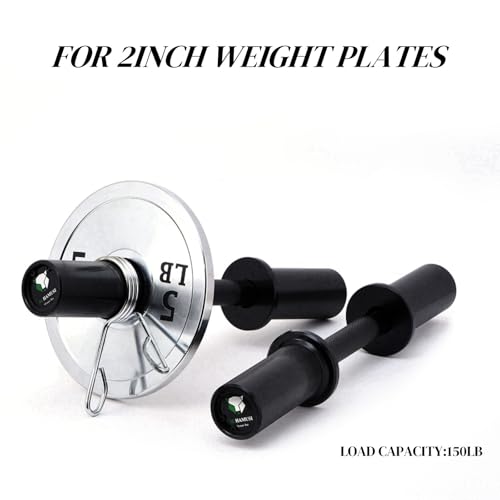 16" Adjustable Dumbbell Handle Pair with Spring Collars I35536
