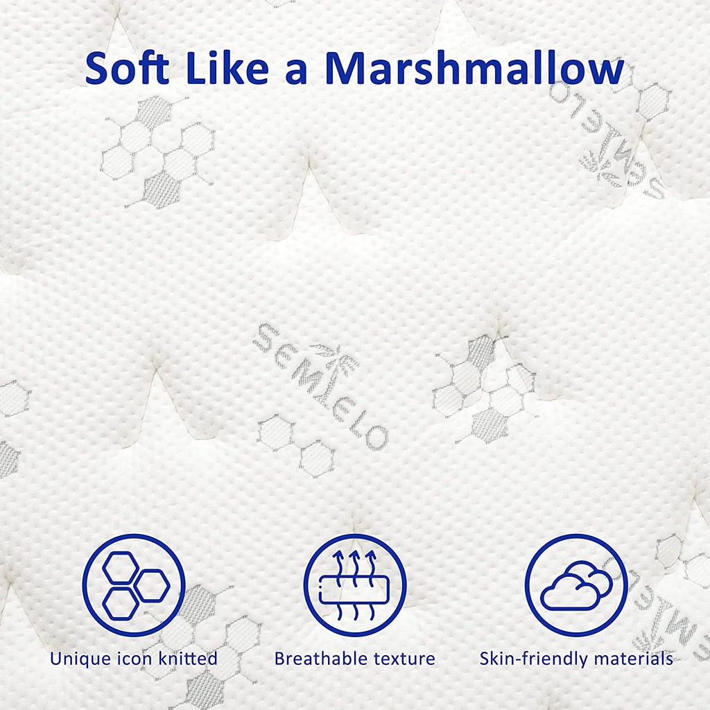 10 Inch Twin Medium Firm Memory Foam Hybrid Mattress K420313