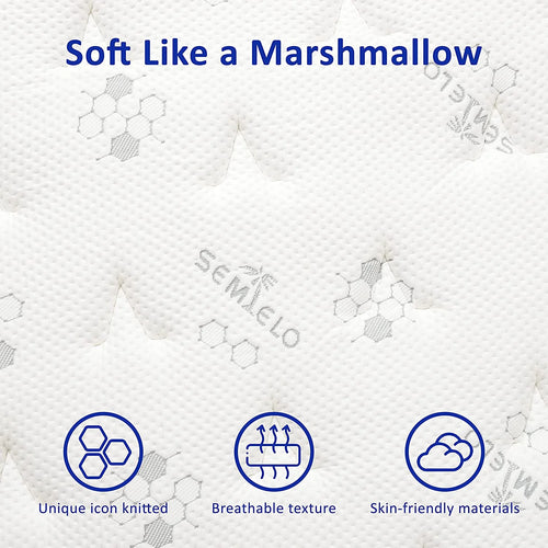 10 Inch Twin Medium Firm Memory Foam Hybrid Mattress K420313