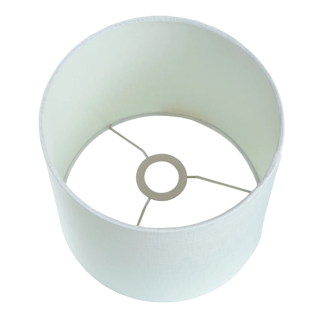 Matte Black Table Lamp with Drum Shade R31574