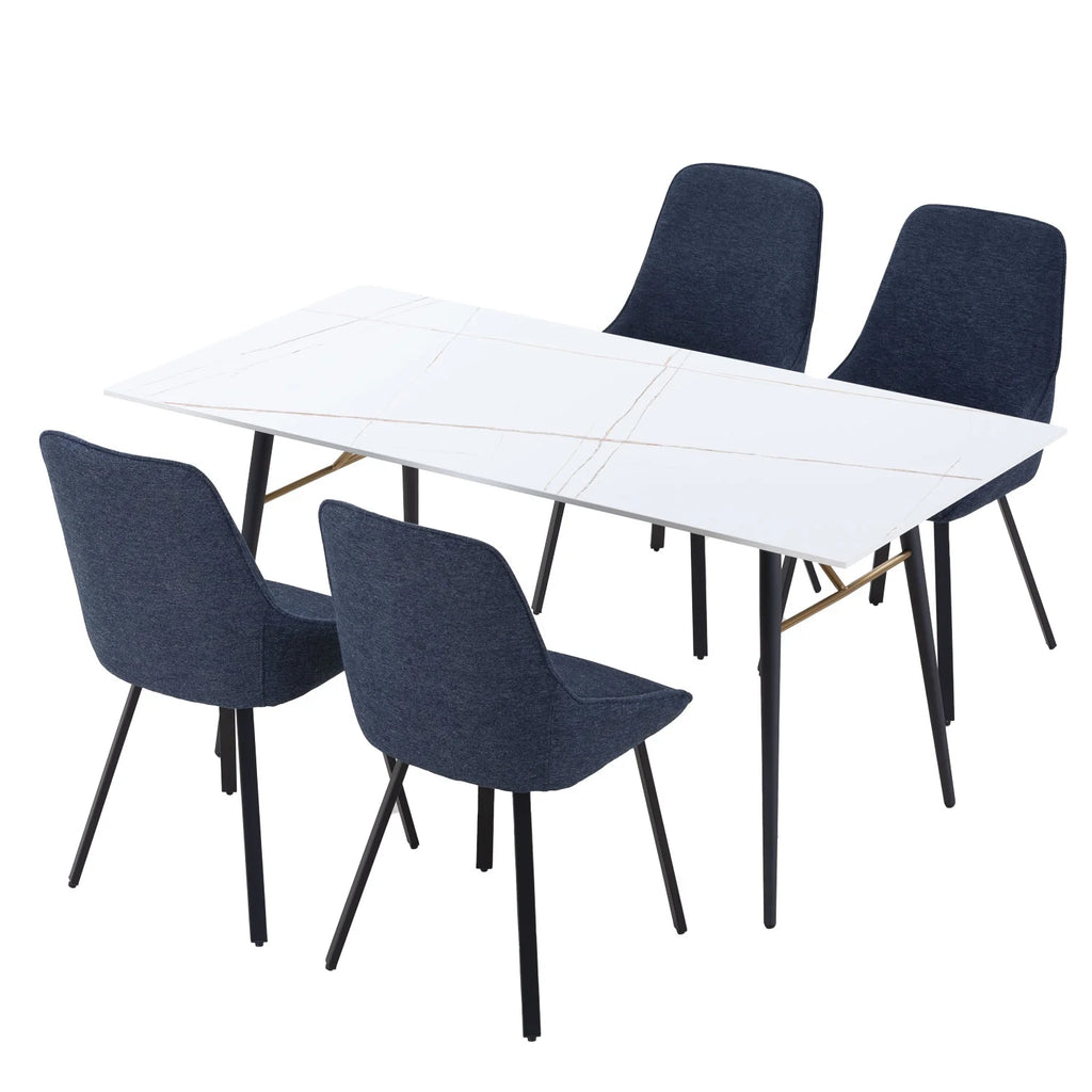 White Porcelain Top Dining Table U6923