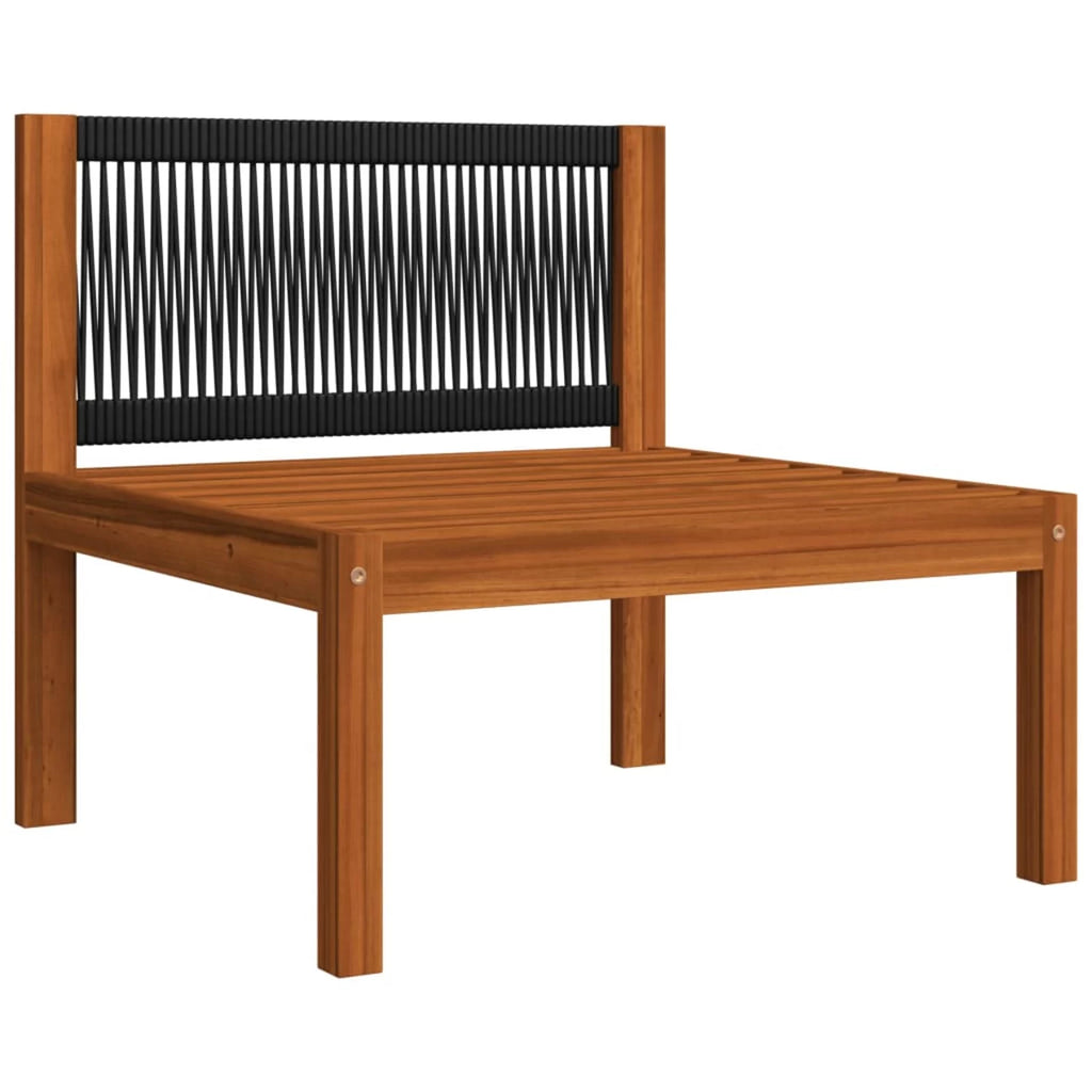 Acacia Wood Patio Sofa with Cushions H474