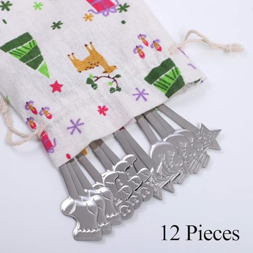 24 Pack Stainless Steel Mini Spoons Set E413498