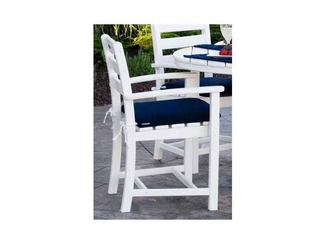 White Dining Arm Chair E754