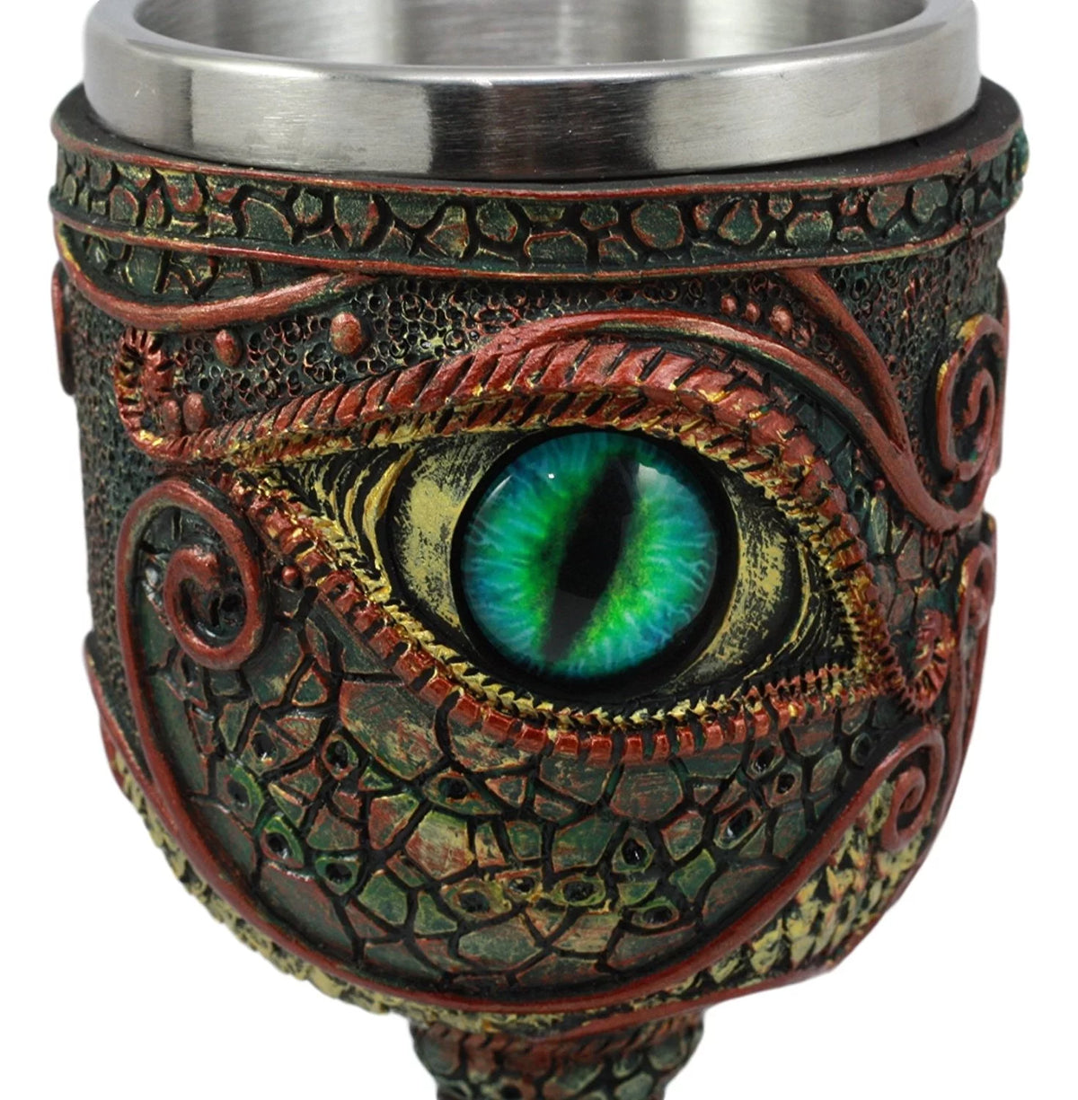 Resin Wine Goblet Chalice with Stainless Steel Liner 7oz Capacity S1854