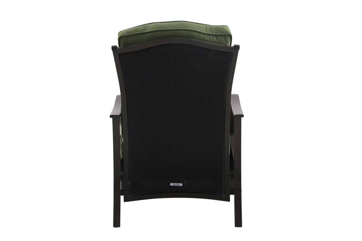 Steel Outdoor Recliner with Cushions V772207