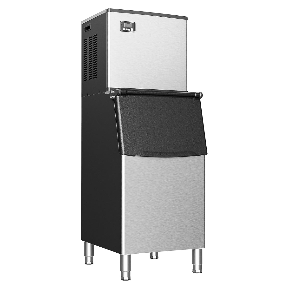 Commercial Ice Maker Machine, Stainless Steel Clear Ice Cube Maker O895
