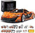 RC Sports Car Building Kit, 3228 Pieces 1:8 Scale O8839