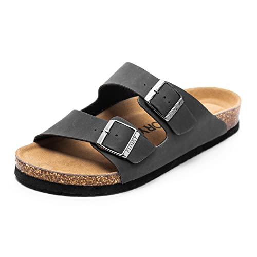 Mens Leather Insole Open Toe Sandals W6381