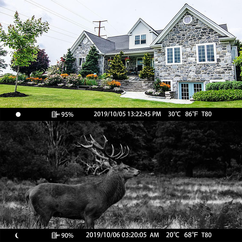 WiFi Bluetooth 1296P 20MP Hunting Game Camera Night Vision Waterproof IP66 S8486