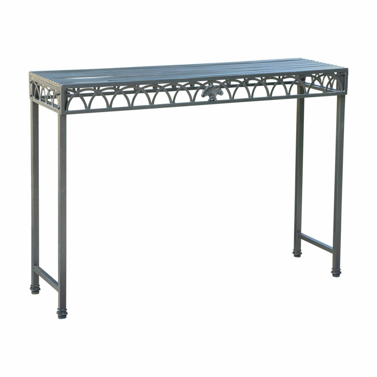 Iron Console Table Antique Black P85959
