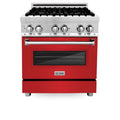 30 in. Stainless Steel Gas Burner Electric Oven Range Y1301