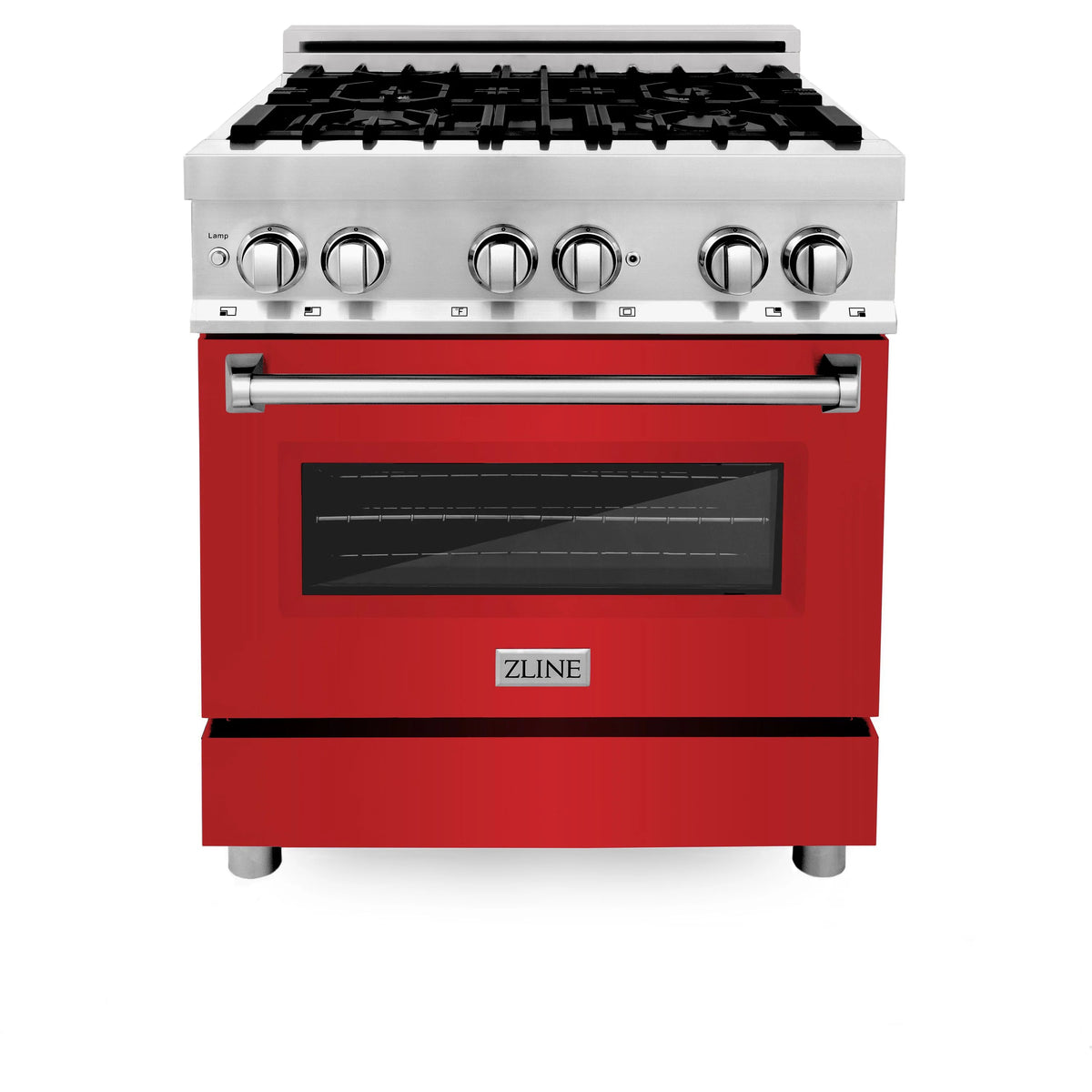 30 in. Stainless Steel Gas Burner Electric Oven Range Y1301