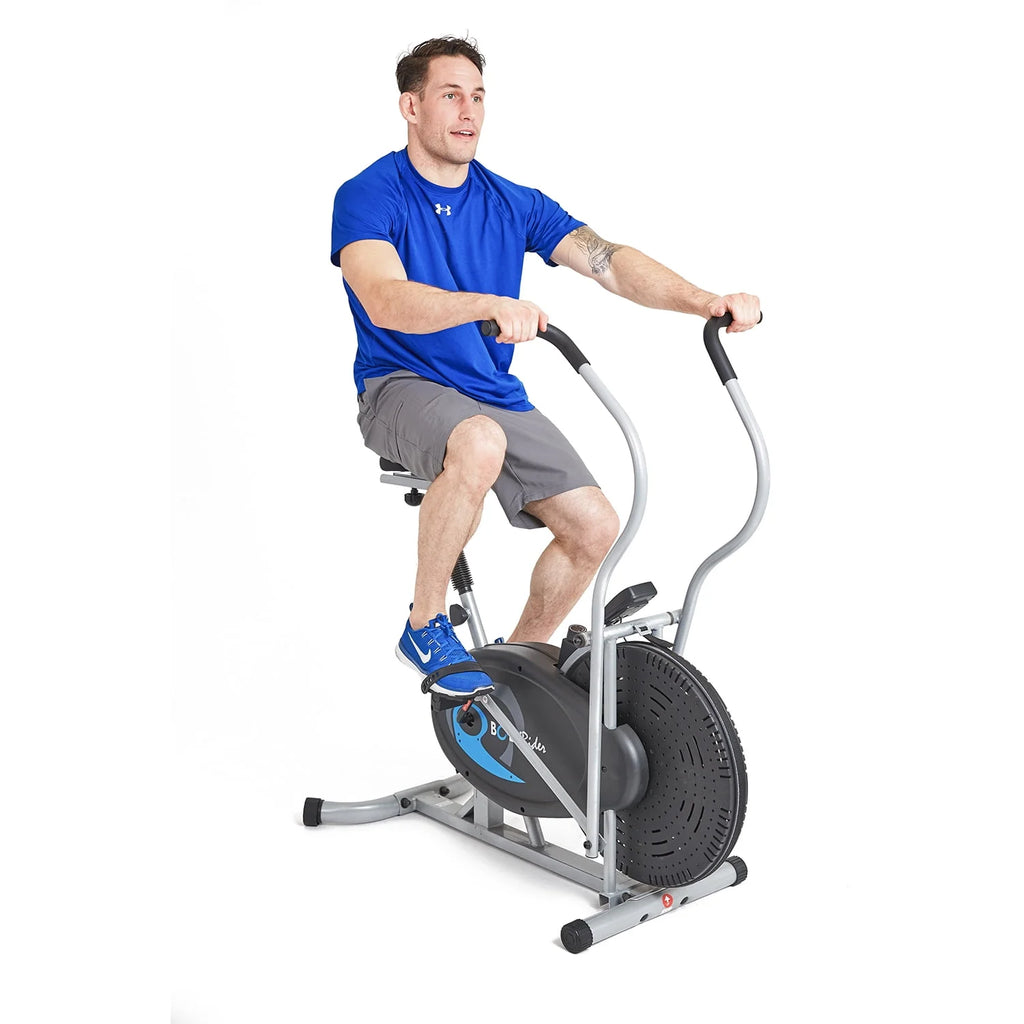 Upright Exercise Fan Bike with Softer Seat Y898