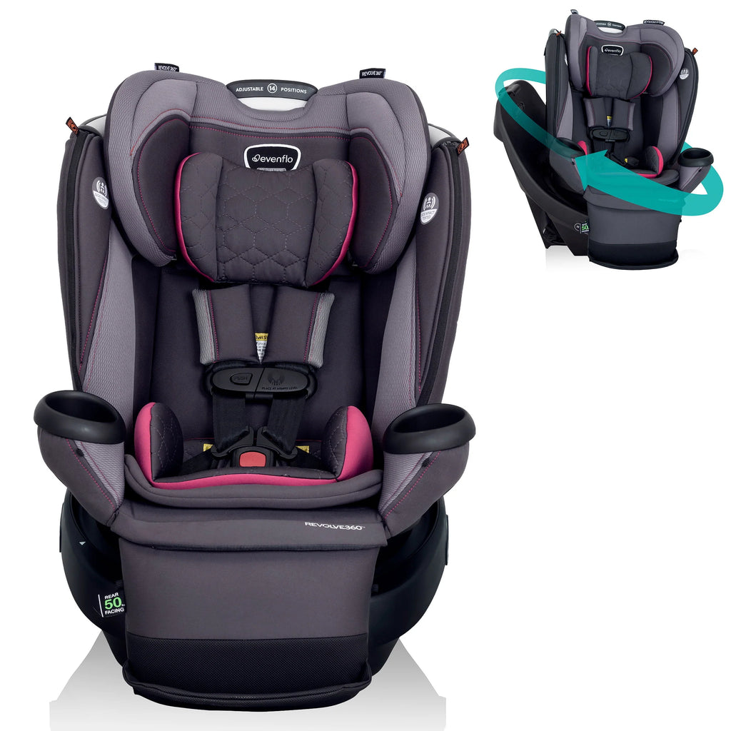All-in-One Rotational Car Seat with Quick Clean Cover K9618