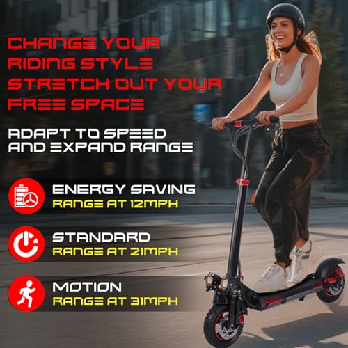 1200W Motor 37 Mile Range 34MPH Electric Scooter with Seat T7719