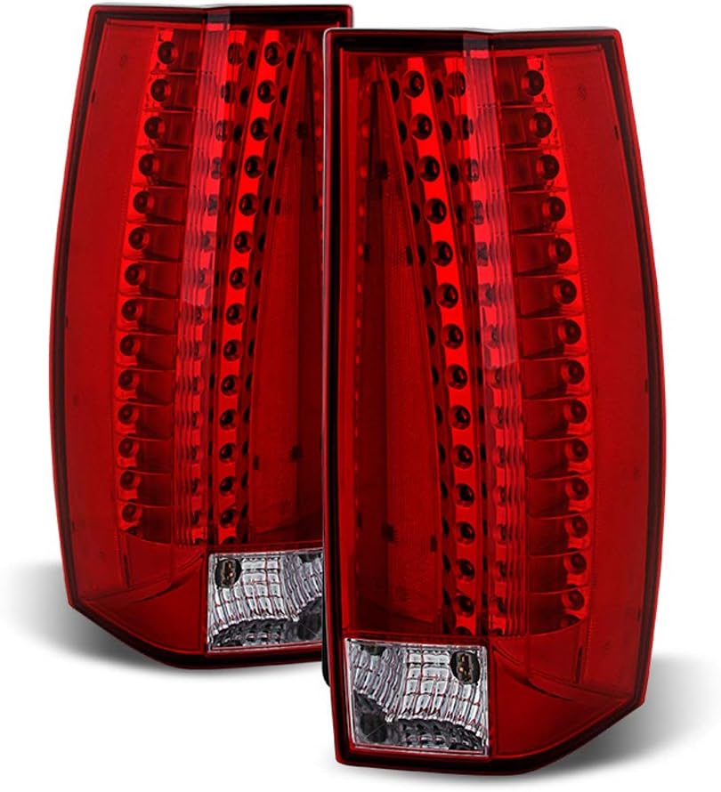 Red Smoke LED Tail Lights Brake Lamps Driver & Passenger Side Q29134