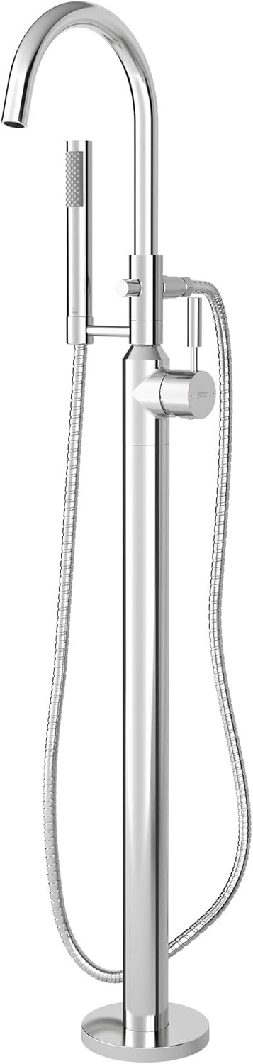 One-Handle Freestanding Tub Faucet with Handheld Shower, Polished Chrome H37358