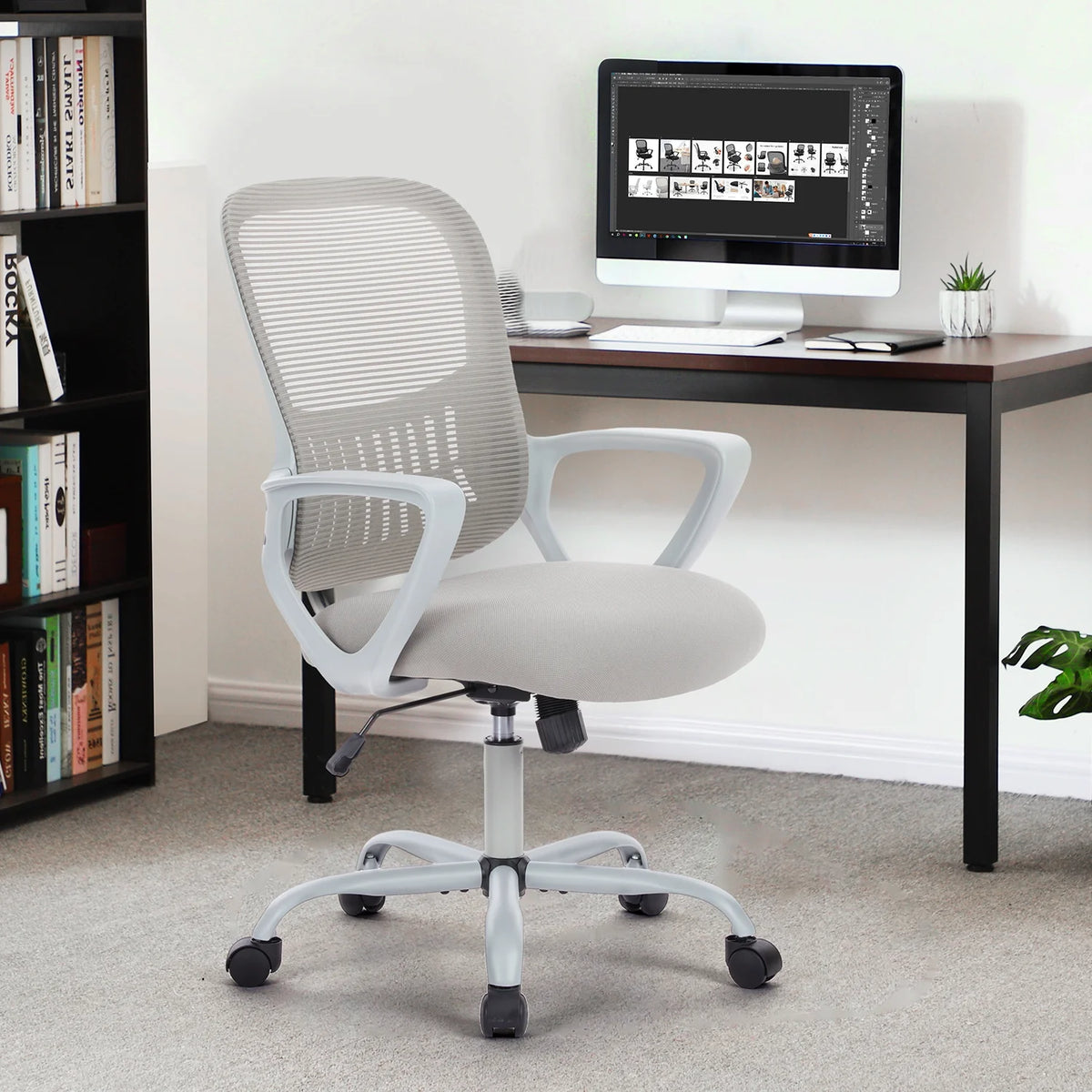 Ergonomic Mesh Office Chair with Lumbar Support N75408