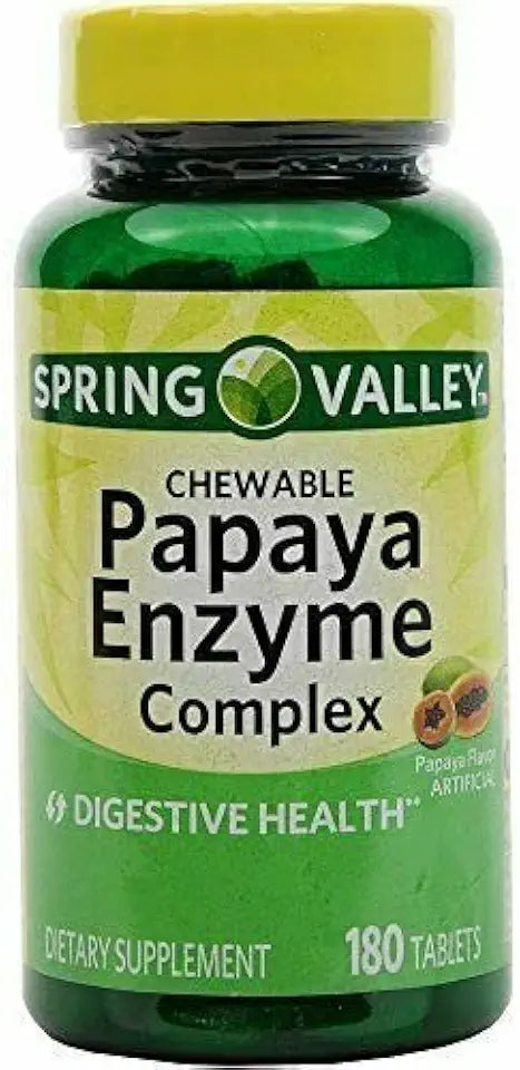 Papaya Enzyme Complex 180 Chewable Tablets U70998