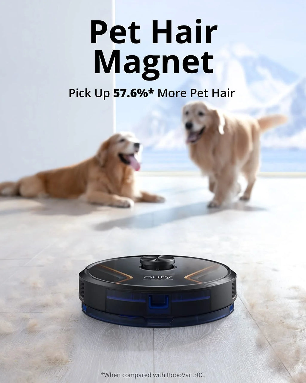 Black Robot Vacuum Mop Cleaner X1669
