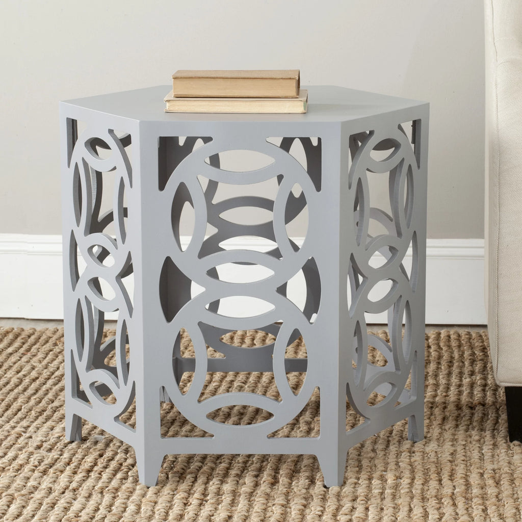 Geometric Hexagon Side Table R351